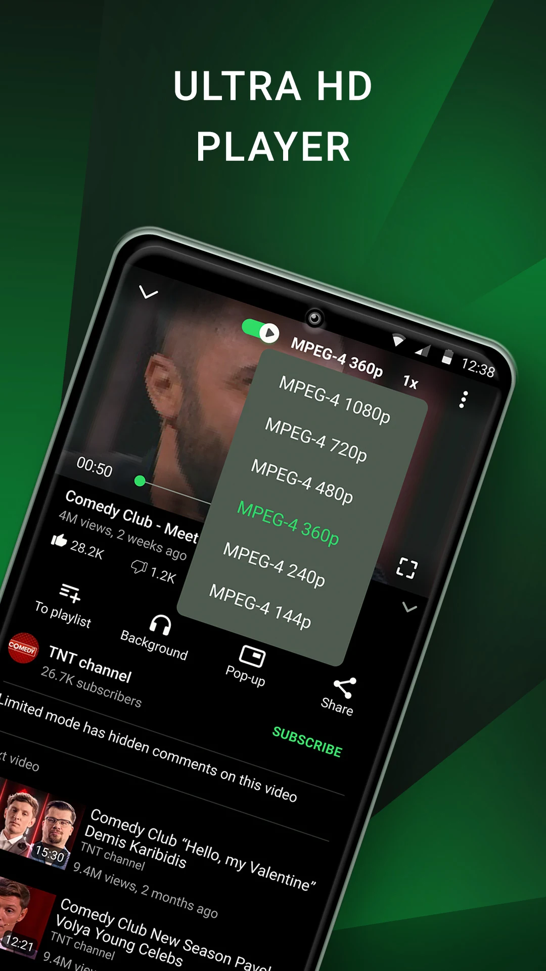 GreenTuber block ads on videos PC