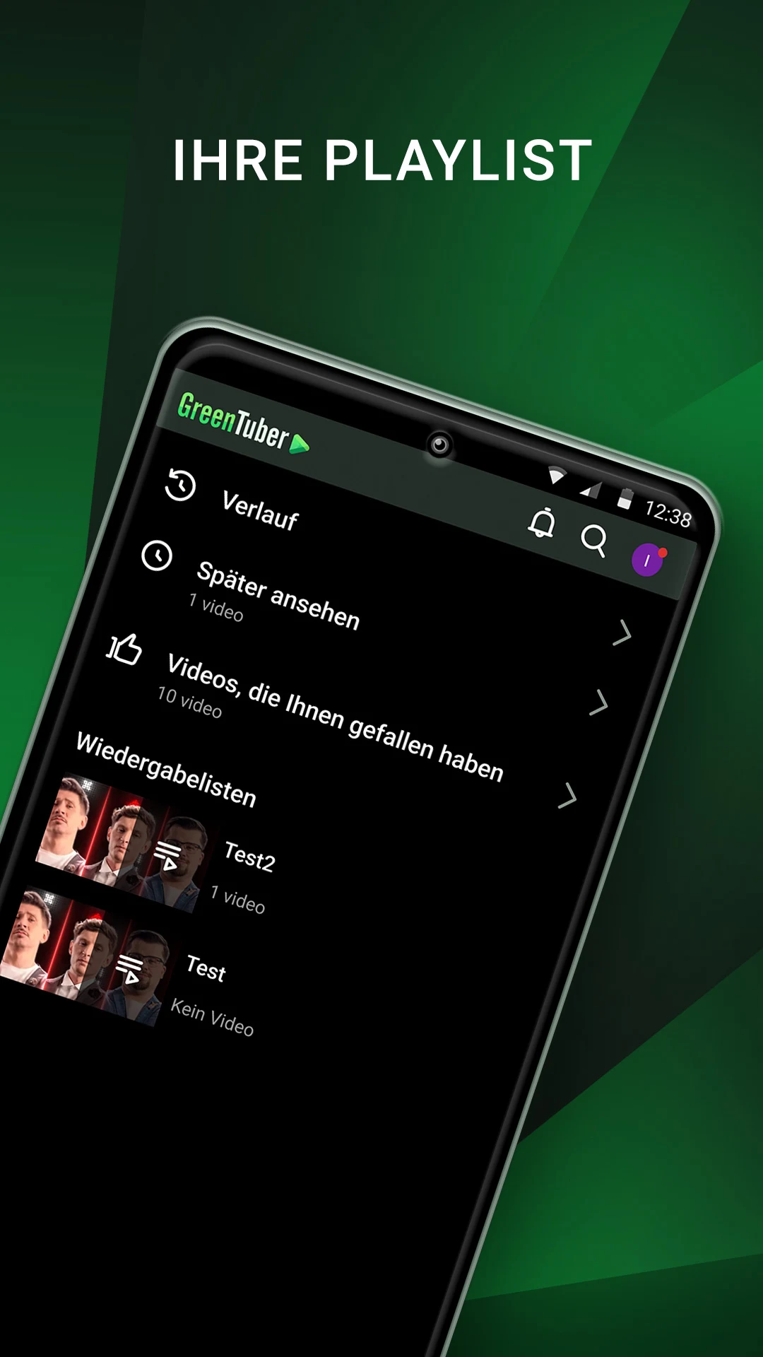 GreenTuber blockiert Werbung PC