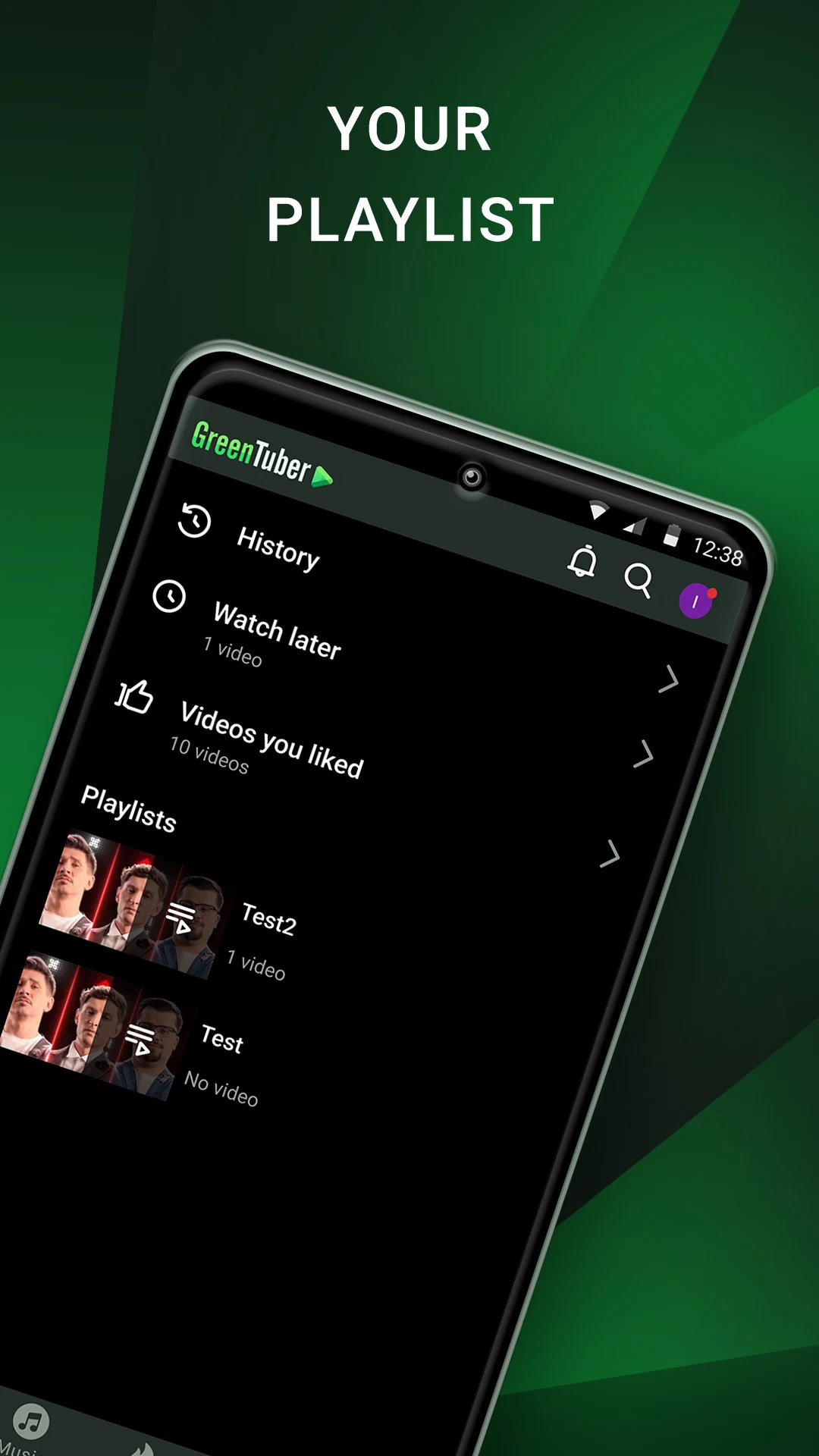 GreenTuber block ads on videos PC