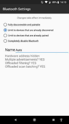 Bluetooth Settings পিসি