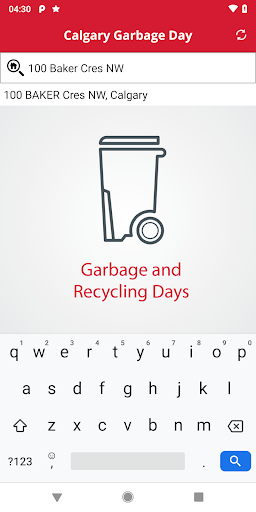 Calgary Garbage Day PC