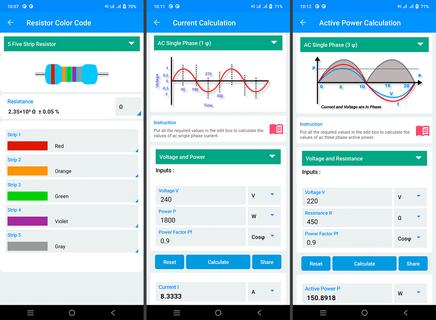 Electrical Calculation App پی سی