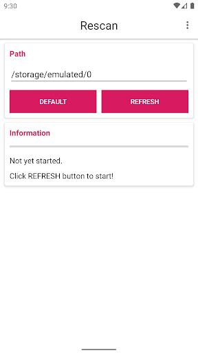 Rescan Media - Refresh Storage PC