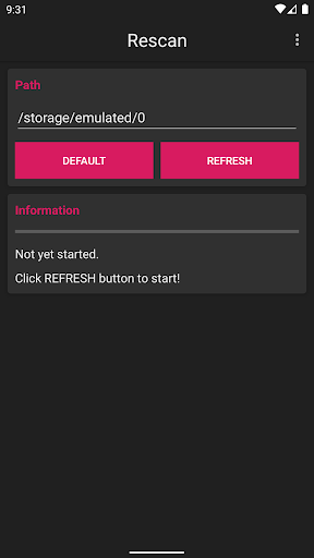 Rescan Media - Refresh Storage PC