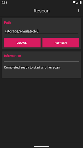 Rescan Media - Refresh Storage PC