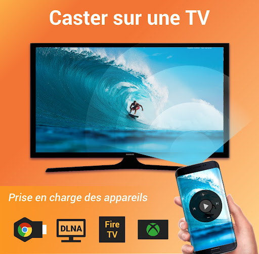 Caster Écran TV - Lecteur DLNA PC