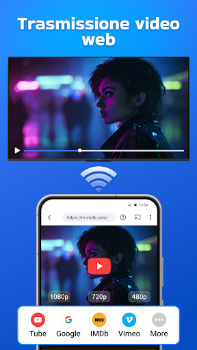 Cast to TV - Mirroring Schermo PC