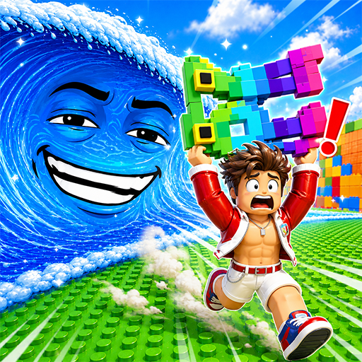 komputer Obby Escape: Tsunami Memezot