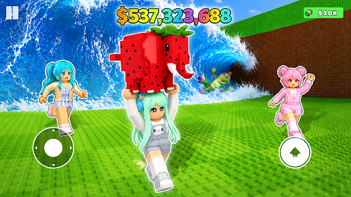 komputer Obby Escape: Tsunami Memezot