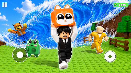komputer Obby Escape: Tsunami Memezot