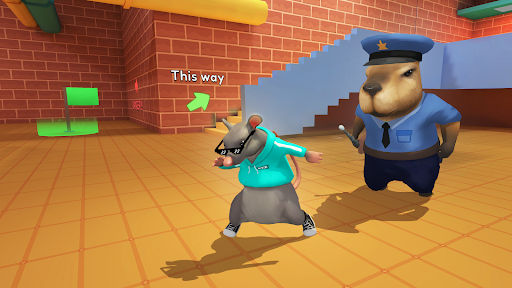 Obby Escape: Prison Rat Dance