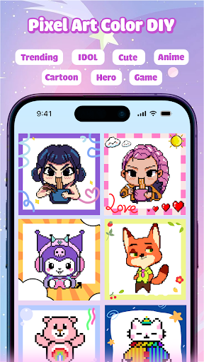 Pixel Number - DIY Coloring