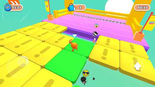 Silly Guys Race: Fall & Run