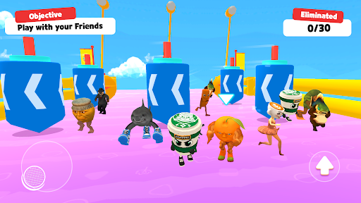 Silly Guys Race: Fall & Run