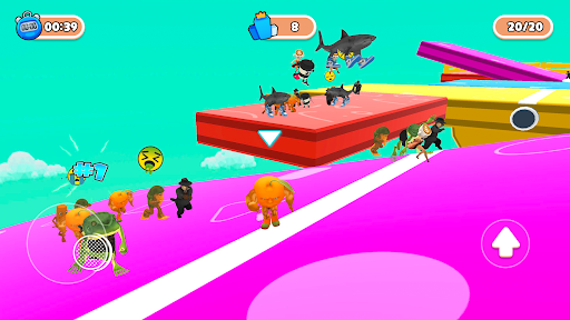 Silly Guys Race: Fall & Run