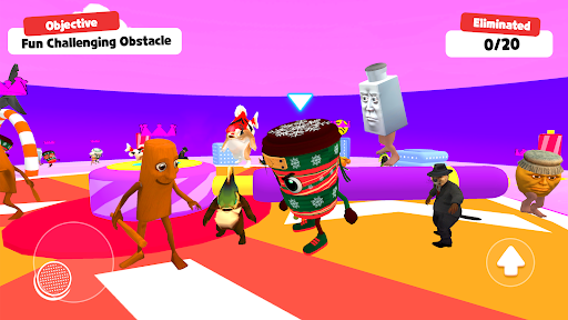 Silly Guys Race: Fall & Run