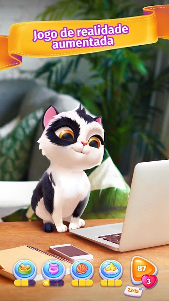 Baixe My Cat - Jogo de Gato  Meu Gatinho Tamagotchi no PC com MEmu