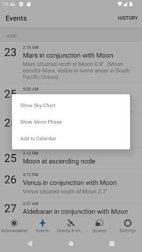 Astroweather - astronomy tools PC