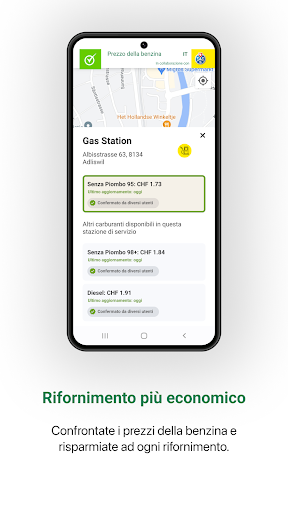Comparis Prezzo della benzina PC