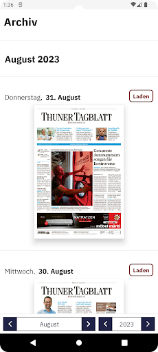 Thuner Tagblatt E-Paper