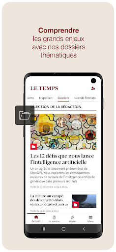 Le Temps, actualités et info