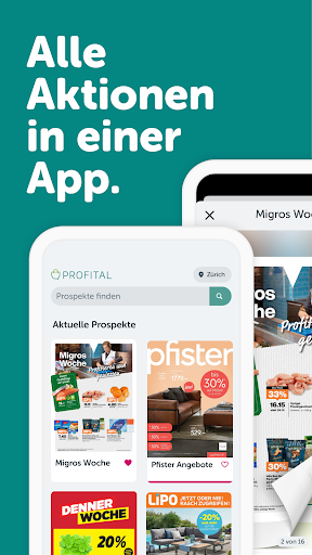Profital: Einkaufen & Aktionen