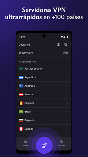 Proton VPN: VPN veloz y segura