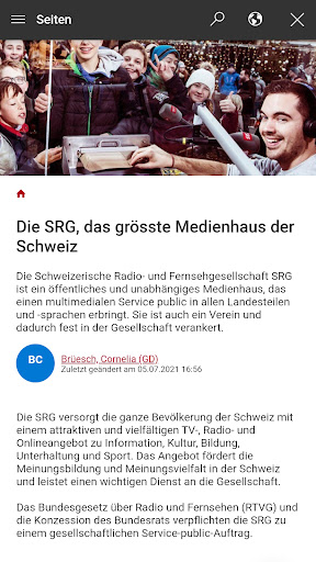 Intra SRG SSR