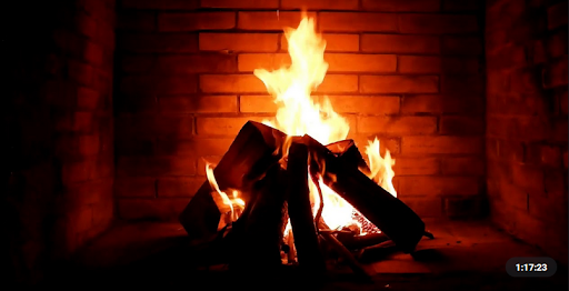 Caminetto rilassante per la ca PC