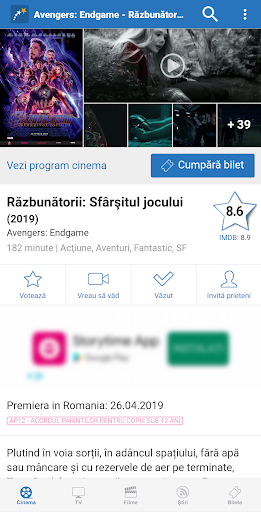 Cinemagia, program TV, cinema PC