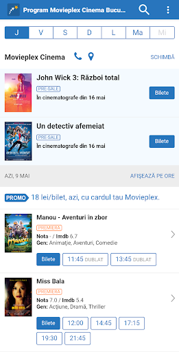 Cinemagia, program TV, cinema PC