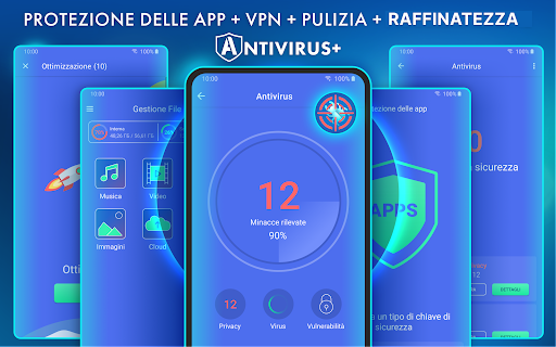 Antivirus - Pulitore + VPN