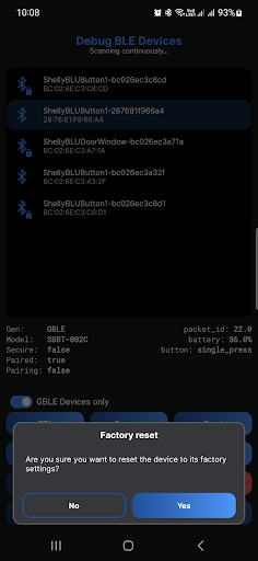 Shelly BLE Debug PC版