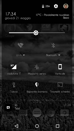 Transparent Black - CM13 Theme পিসি