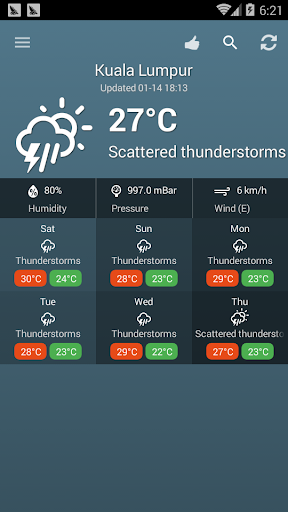 komputer Weather Malaysia