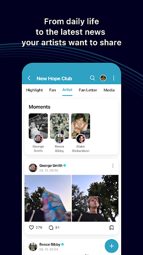 komputer Weverse: Connect with Artists