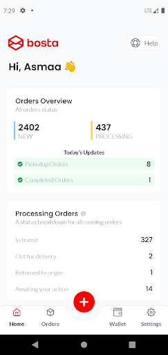 Bosta: Redefining Logistics. الحاسوب