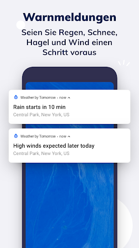 Tomorrow.io: Wettervorhersage PC