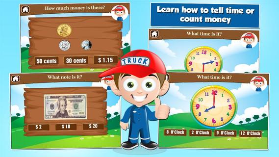 Second Grade Games: Kids Truck电脑版