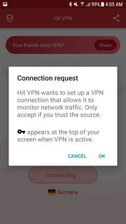 فیلتر شکن پرسرعت و قوی برای اندروید رایگان Hit Vpn PC