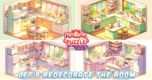 komputer Kawaii Puzzle: Unpacking Decor