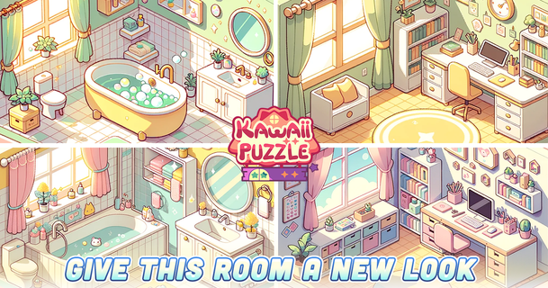 Kawaii Puzzle: Unpacking Decor PC