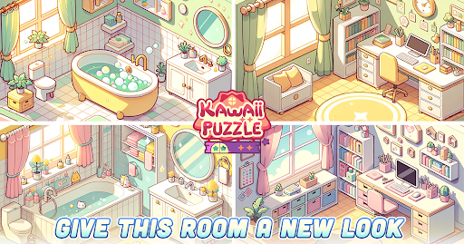 komputer Kawaii Puzzle: Unpacking Decor