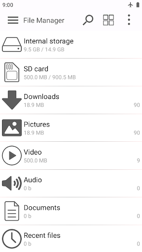 فائل مینیجر ایپ پی سی