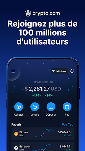 Crypto.com - Achat de BTC, CRO