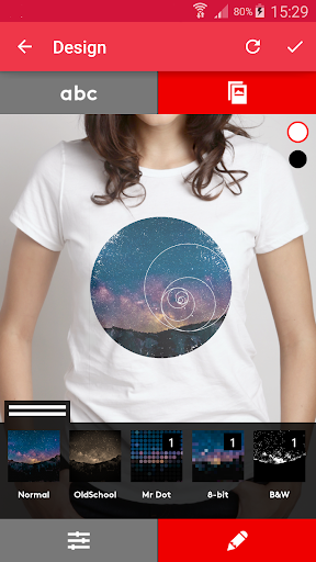 Desain T-shirt - Snaptee PC