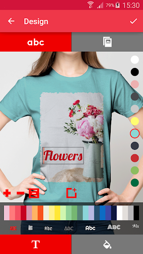 Desain T-shirt - Snaptee PC