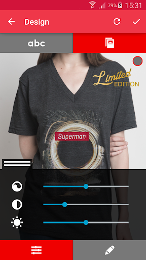 Desain T-shirt - Snaptee PC