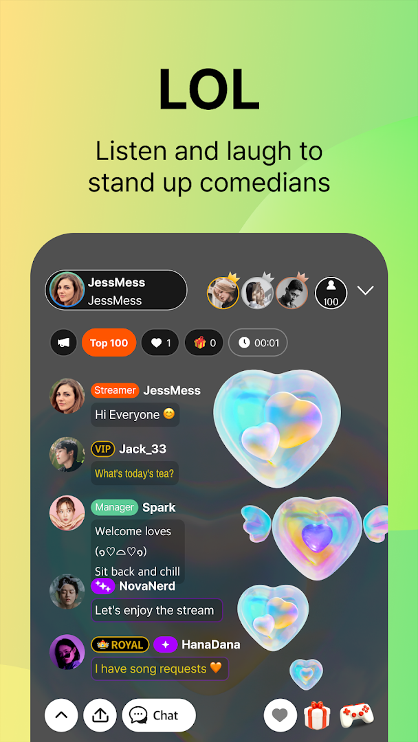 Spoon: Live Stream, Voice Chat, New Music PC