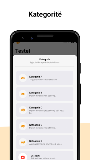 Autoshkolla Kosovë - Testet پی سی